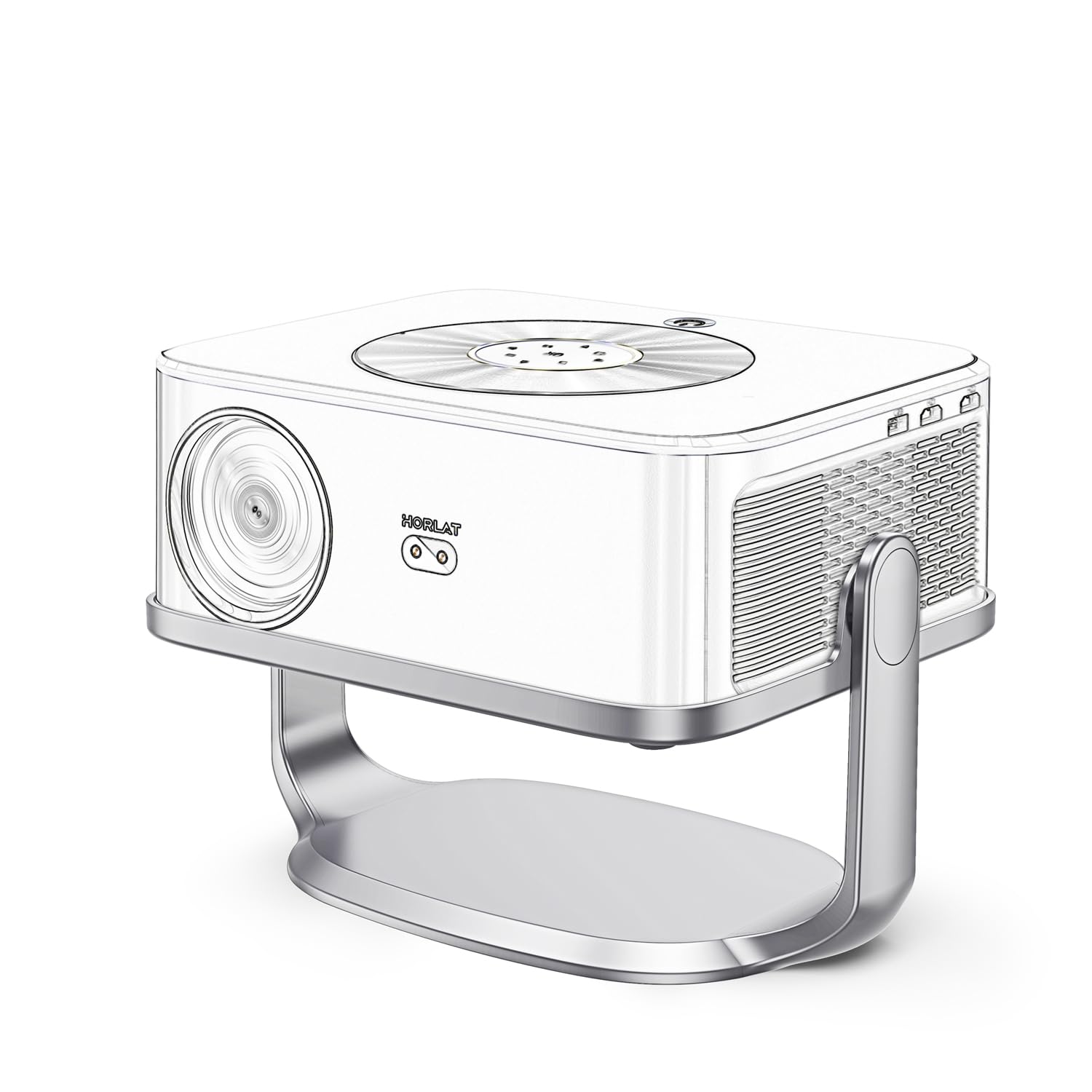 HORLAT Soporte de Proyector Ajustable (T-1)