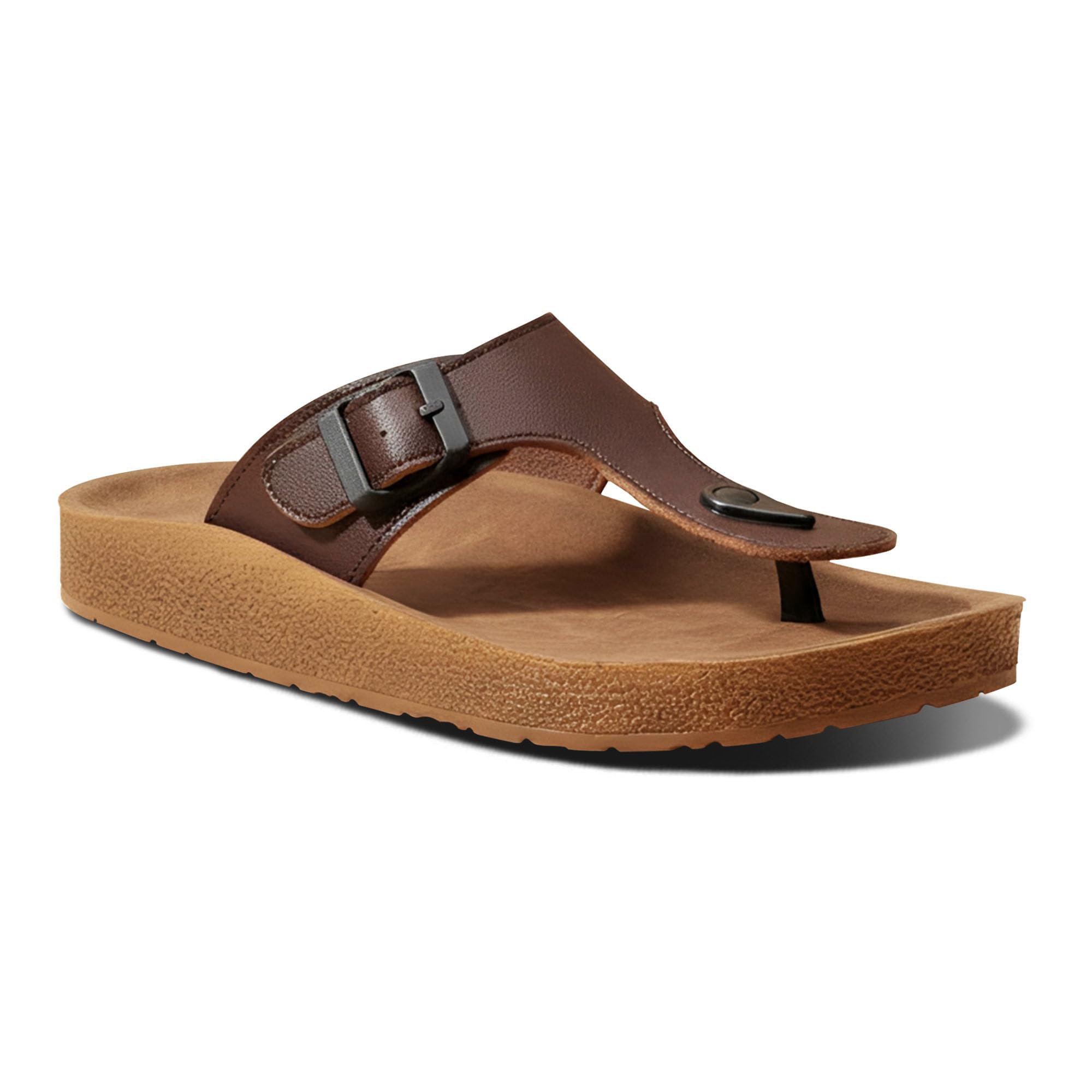 bruton BRUTONStylish Men's Slippers | Comfortable, Lightweight & Anti-Skid | PU Material Casual Footwear for Office & Daily Use-picture-19