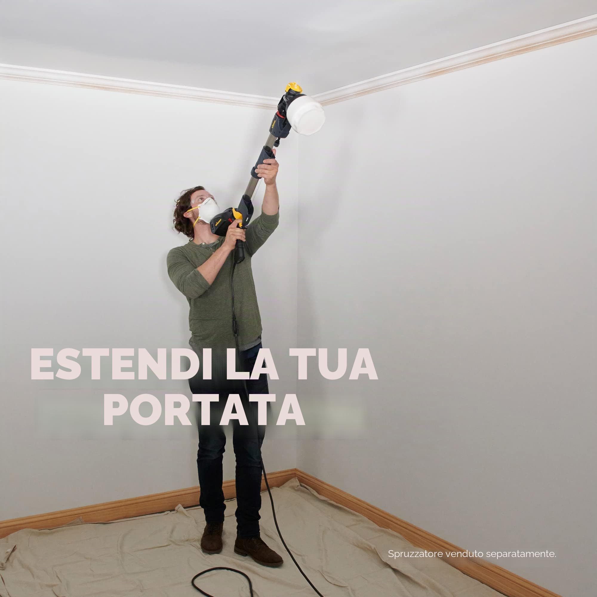 WAGNER Prolunga dell'impugnatura Universal Ectra Extension per uno sbraccio più lungo di 60 cm, accessori per Pistola a Spruzzo WAGNER