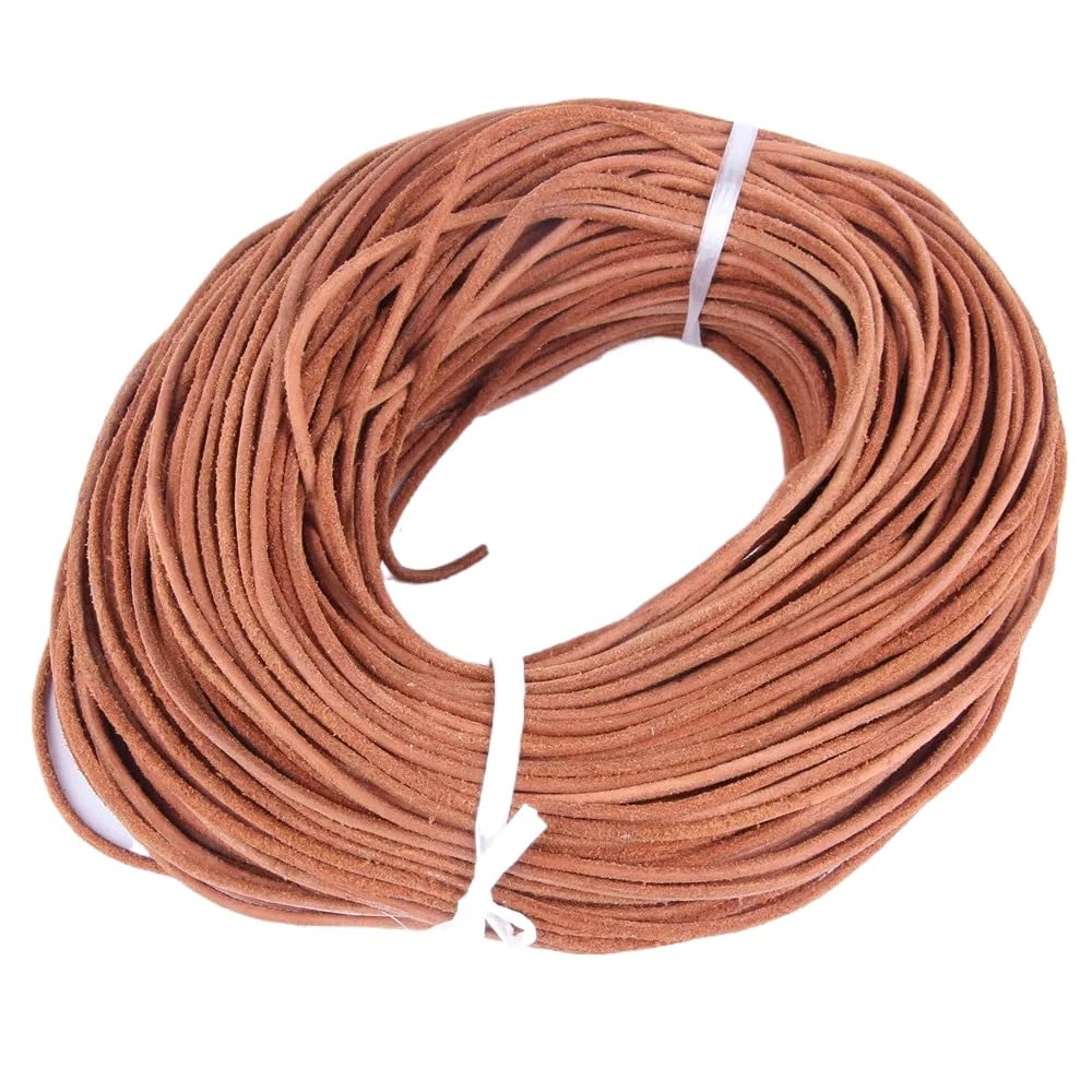 3mm-12mm Width Flat Cow Real Leather Finding Cord String Lace Rope (12 * 2mm,Length20 Meters)