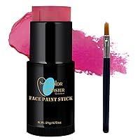 Vista 10 de Purple Eye Black Face Body Paint Stick (0.75 onzas) Pintura facial, pintura corporal y maquillaje en crema de base