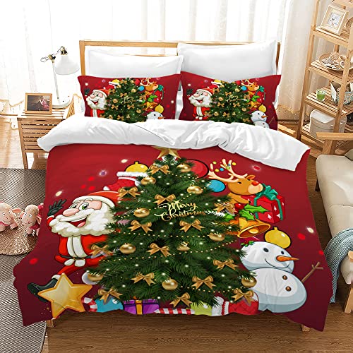 AVJWWD Weihnachts Bettwäsche Set Weihnachten Bettbezug,...