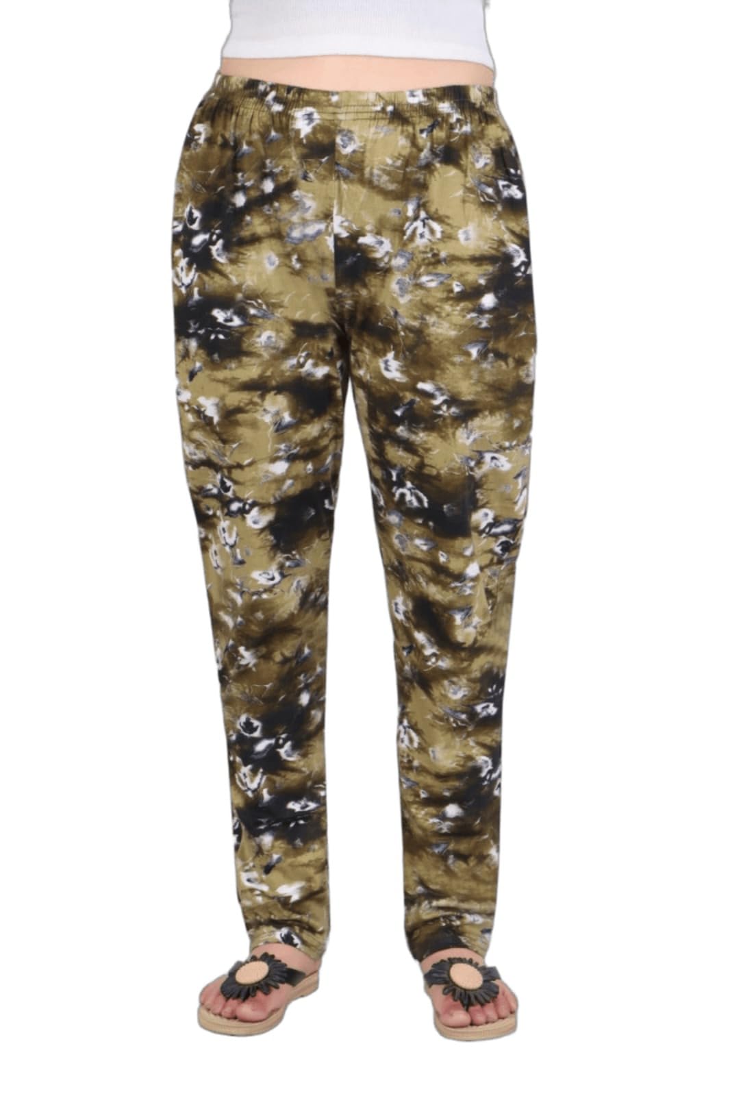 straus Women Cotton Blend Floral Printed Regular Fit Pyjamas | Soft & Breathable Stylish | Lower for Gym, Yoga, Lounge Summer Wear & Night Wear-picture-30