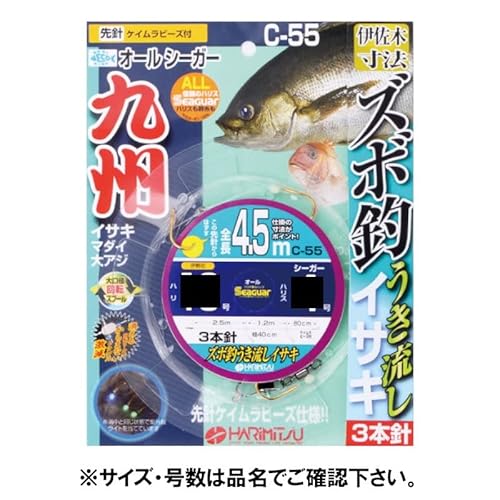 HARIMITSU(ハリミツ) ズボ釣うき流しイサキ3本 4.5m10-3 C-55