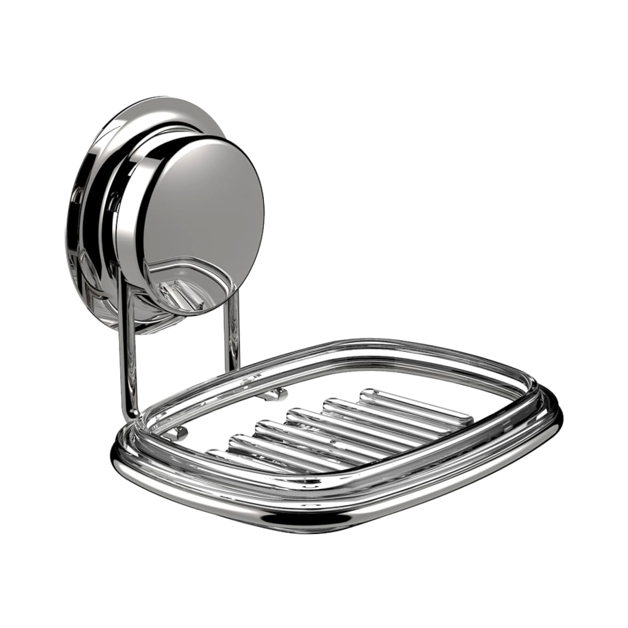 Porta Sapone da Muro in Acciaio Inossidabile Argento | 1 Pezzo, Removibile, per Bagno e Cucina, Contenitore per Sapone Montaggio a Parete