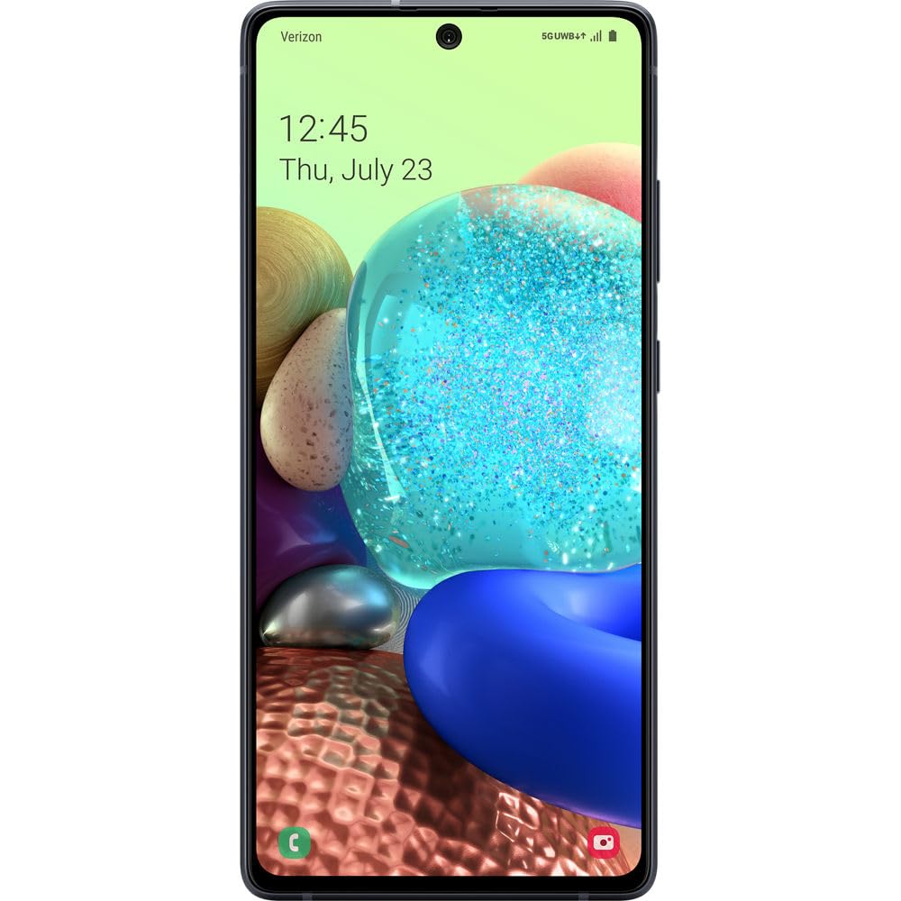 Samsung Galaxy A71 5G LTE Verizon | 6.7" AMOLED Screen |128GB of Storage | Single SIM | 2020 Model | US Version | Black - (SM-A716VTKMVZW)