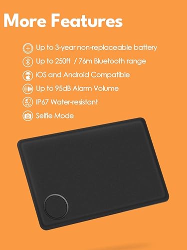 Miniatura 8 de Cartera Stealth con tarjeta de seguimiento delgada - Carteras inteligentes con seguimiento desplegable para hombres con protección de bloqueo RFID -