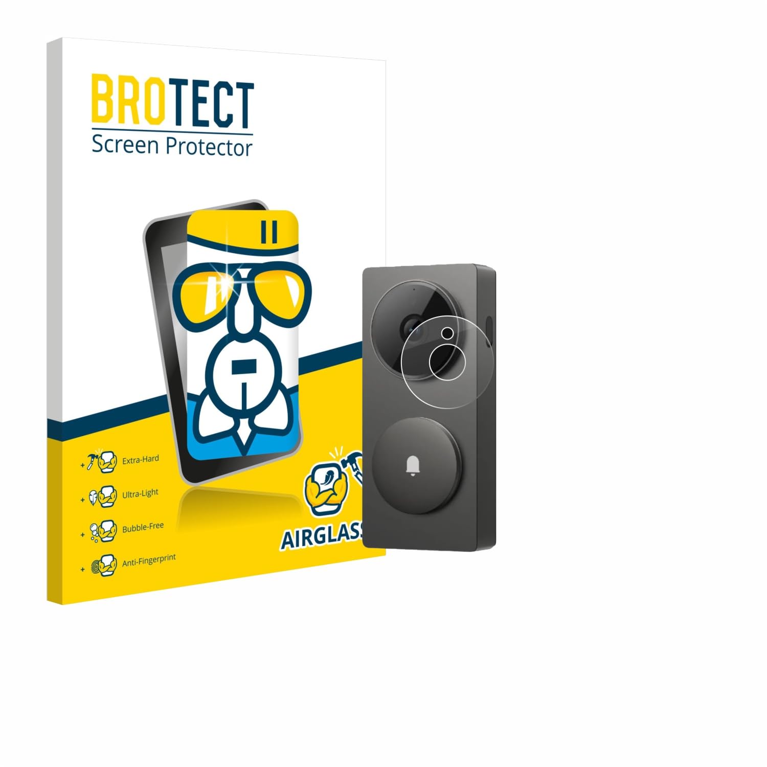 BROTECT BROTECT Schutzglas für Aqara Hub G410 Schutzfolie Panzer Folie Glas Displayschutz [Extrem Kratzfest 9H, Anti-Fingerprint, Ultra-Transparent]