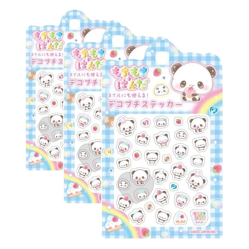カミオジャパン シール デコプチステッカー 平成レトロ もちもちぱんだ 232063 (× 3)