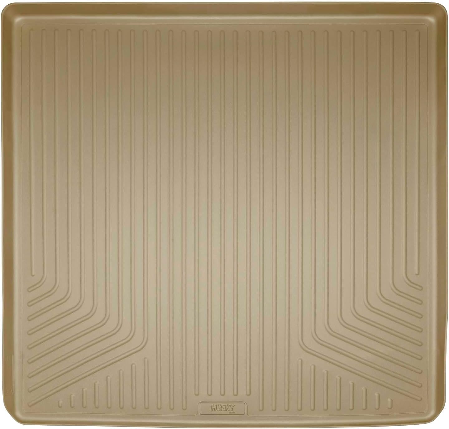 Husky Liners Weatherbeater Cargo Liner | Fits 2015-2020 Cadillac Escalade/Chevrolet Tahoe/GMC Yukon Behind 2nd Seat | 1-pc Tan - 28213