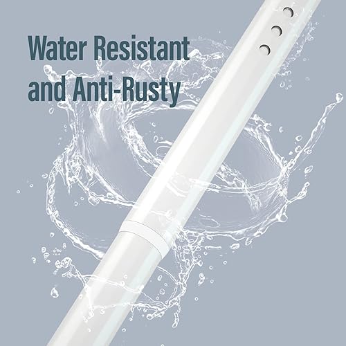 Miniatura 4 de Barra de seguridad para puerta corredera, barra de seguridad ajustable para puerta de cristal, barra de seguridad de ventana de 1.260 in de ancho,