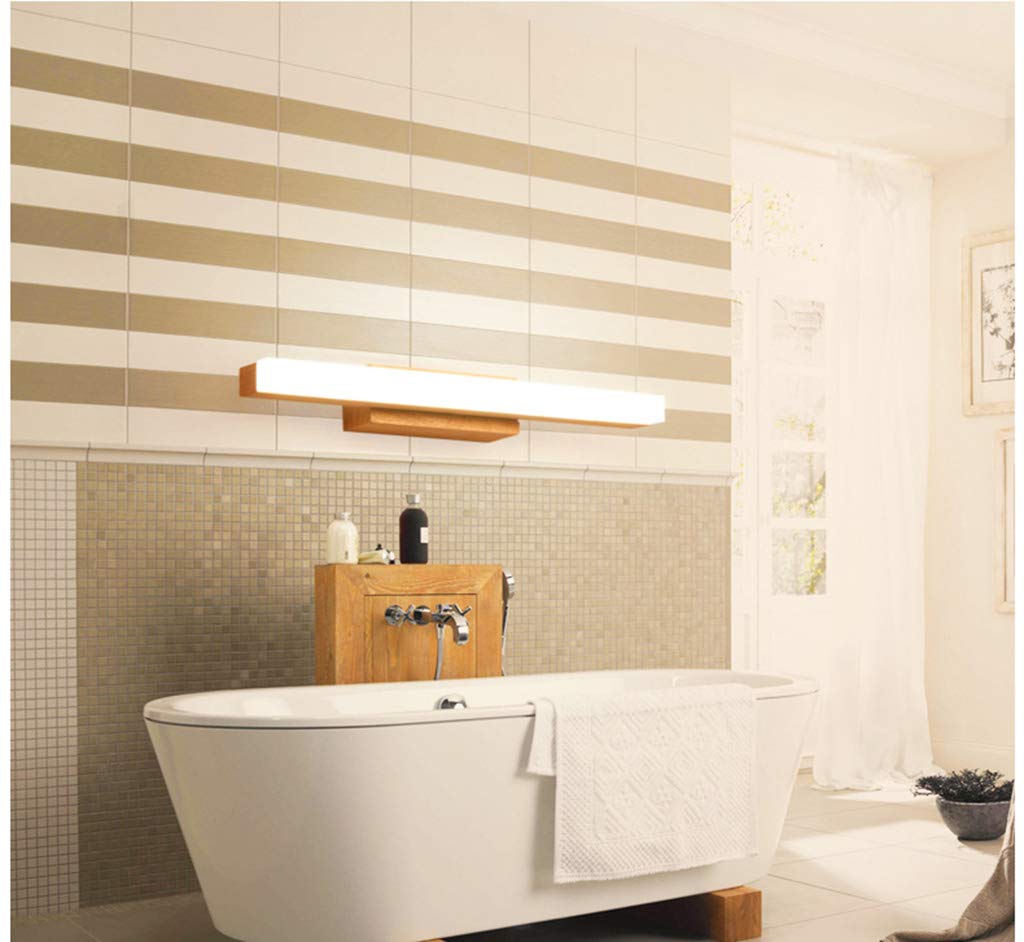 Lampada da Specchio per Il Bagno Luce Frontale a Specchio a LED, Luce Moderna per Il Trucco, Impermeabile e antiappannamento, Luce per Il Bagno, Luce per armadietto,Luce Bianca 80cm/14w