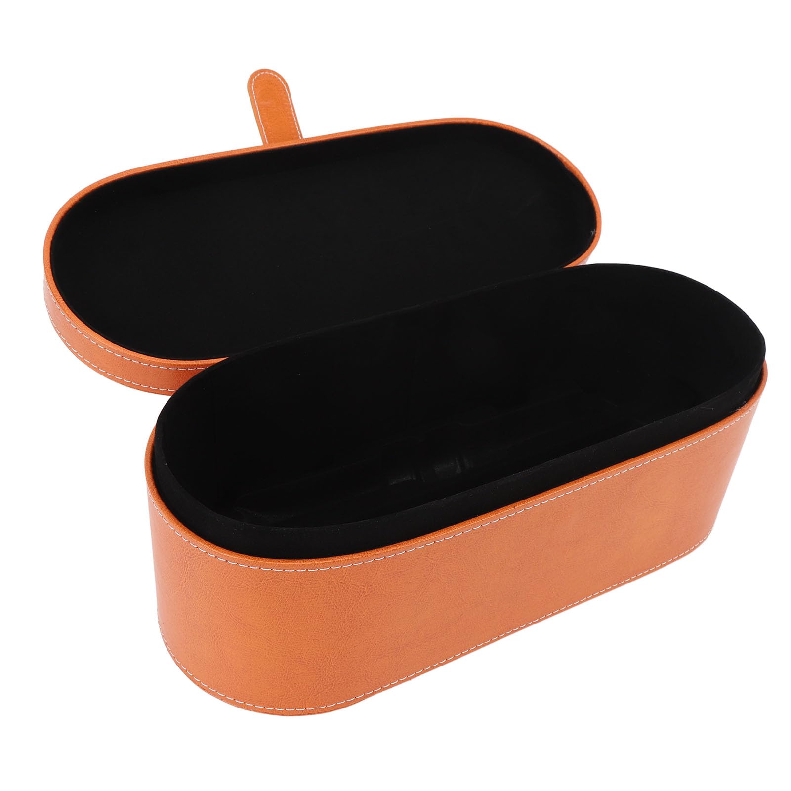 BTSEURY Hairdryer Storage Case, Hair Styling Tool Storage Bag, Splash Proof Scratch PU Leather Portable Hair Dryer Carrying Bag (Style 2)