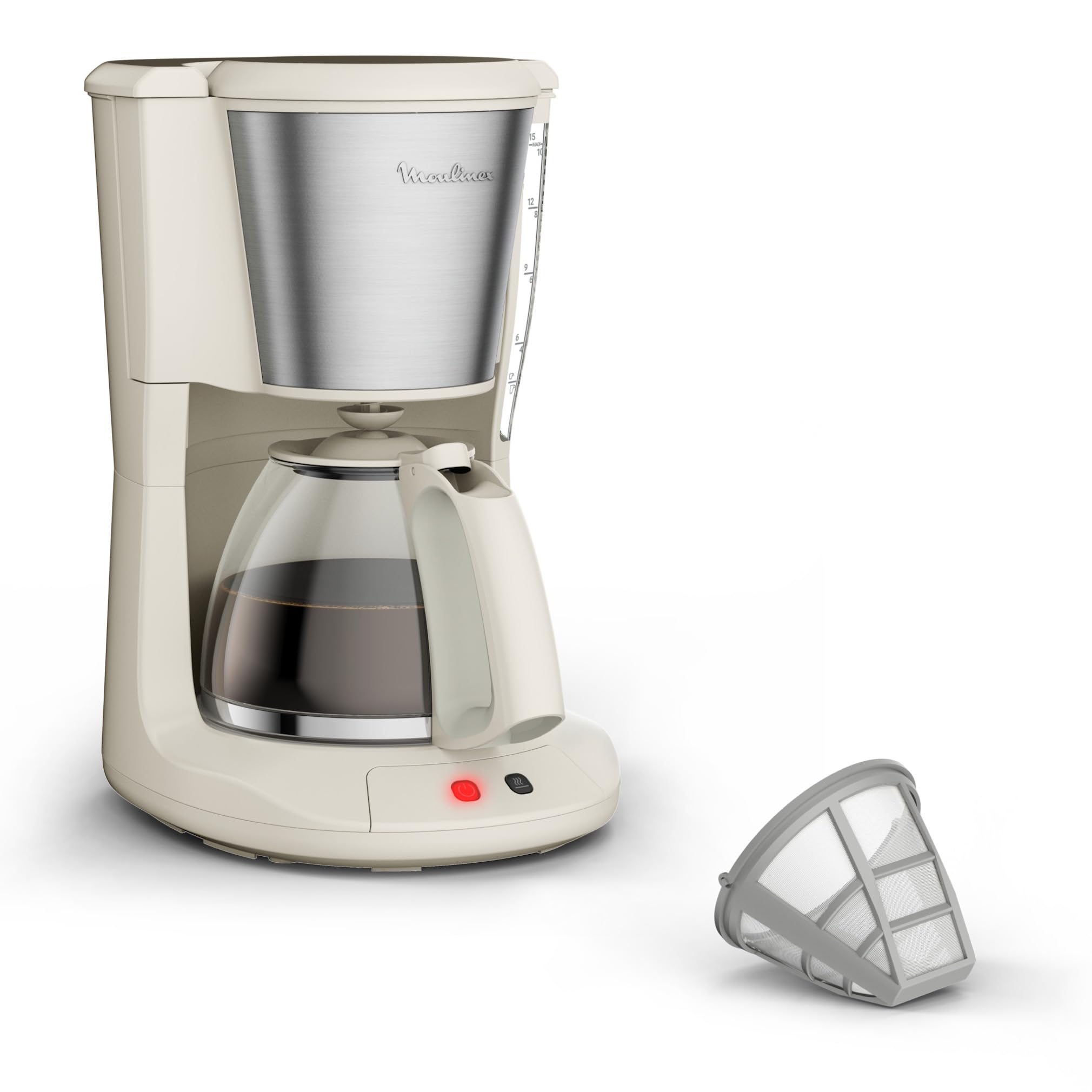 Moulinex Subito, cafetière filtre, maintien au chaud, filtre permanent