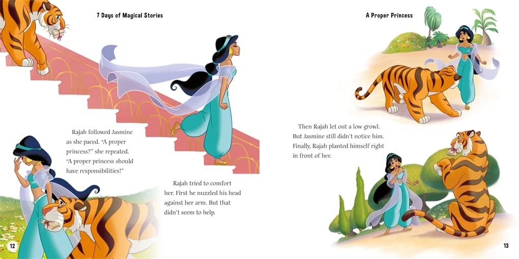 Disney Princess: 7 Days of Magical Stories (Collection of Illustrated Tales)