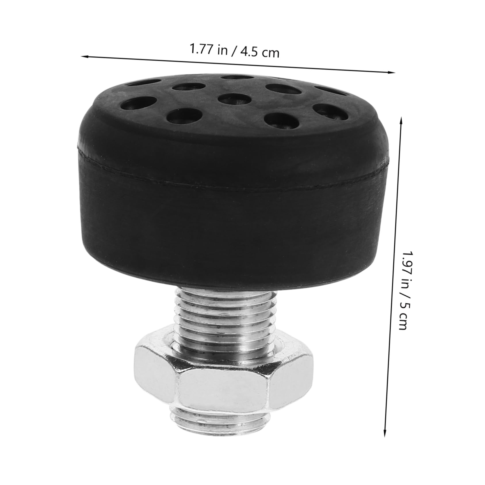 BESPORTBLE Roller Skates Toe Stops 2pcs Rubber Toe Stoppers Roller Skate Brakes Skating Safety