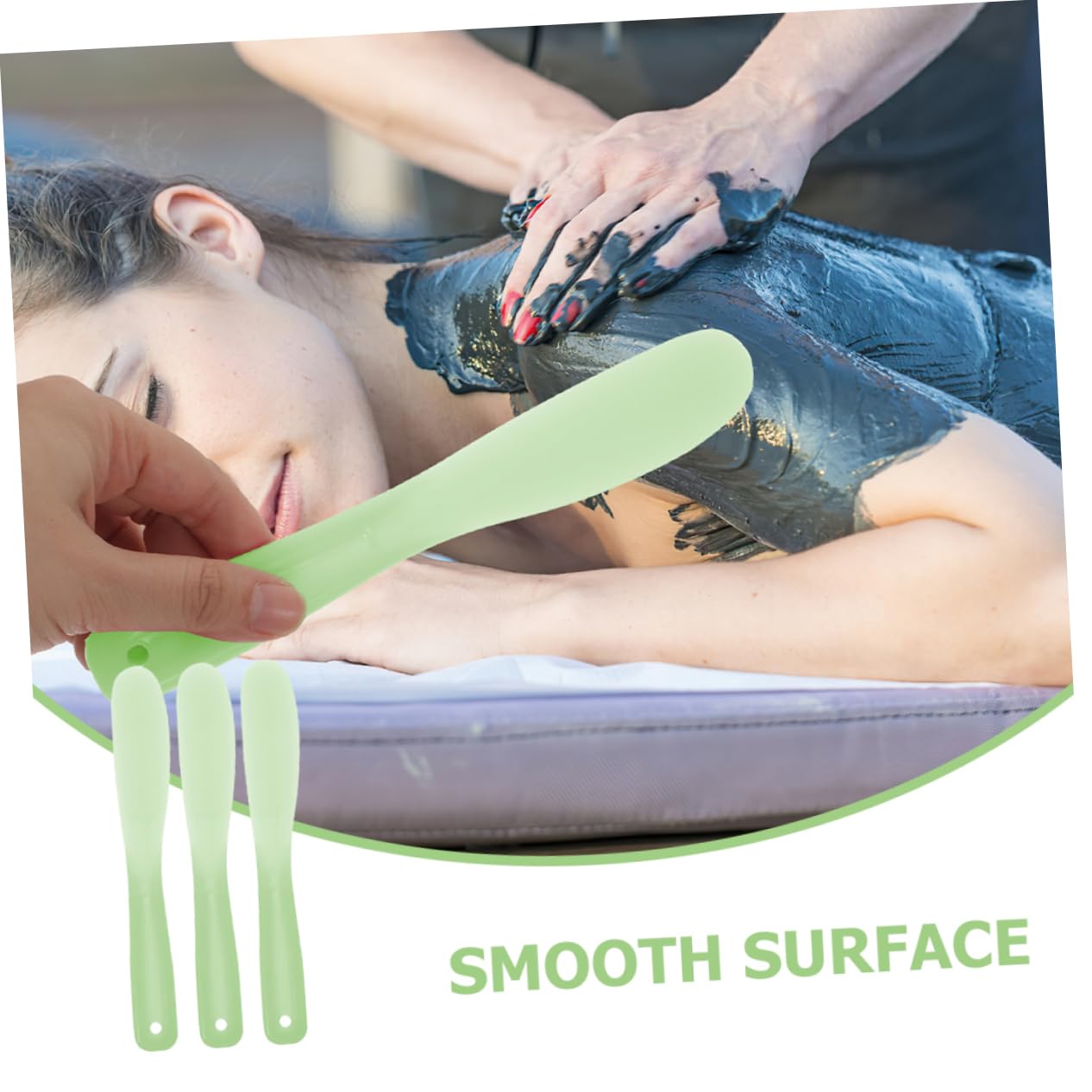 4 Juegos Palo De Máscara Productos Espátulas Cosméticas Minimaquillaje Hacer Producto De Maquillaje Utensilio Primicia Cosmética Green Gel De Sílice Reutilizable 20 Piezas * 4 Beaupretty