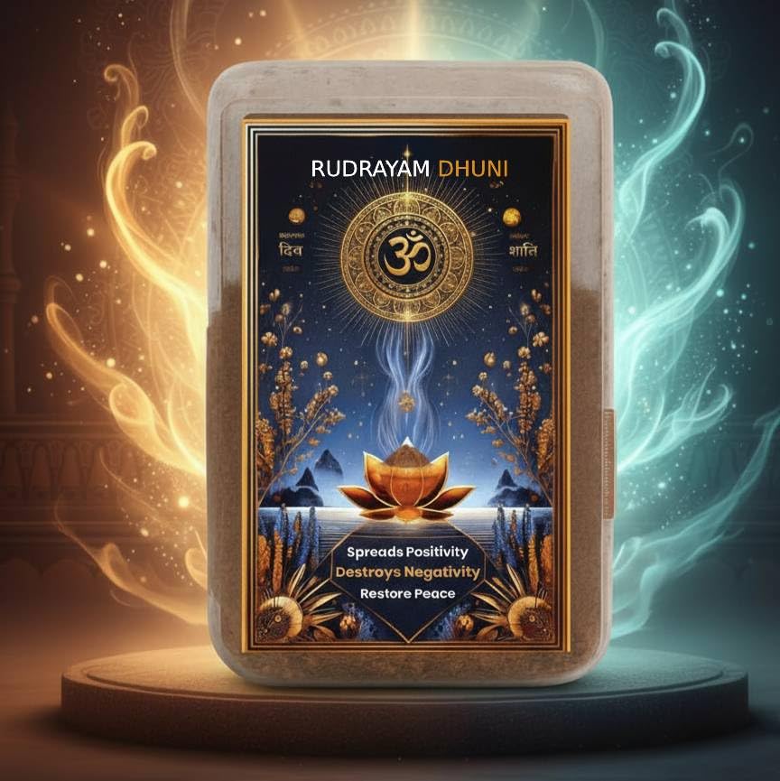 RudraYam Dhuni Powder for Home Purification | Remove Negative Energy & Vastu Dosh | RudraYaam Dhunii for Positivity, Peace, rudrayamdhuni Powder for puja (1 Month Protection)-image-37