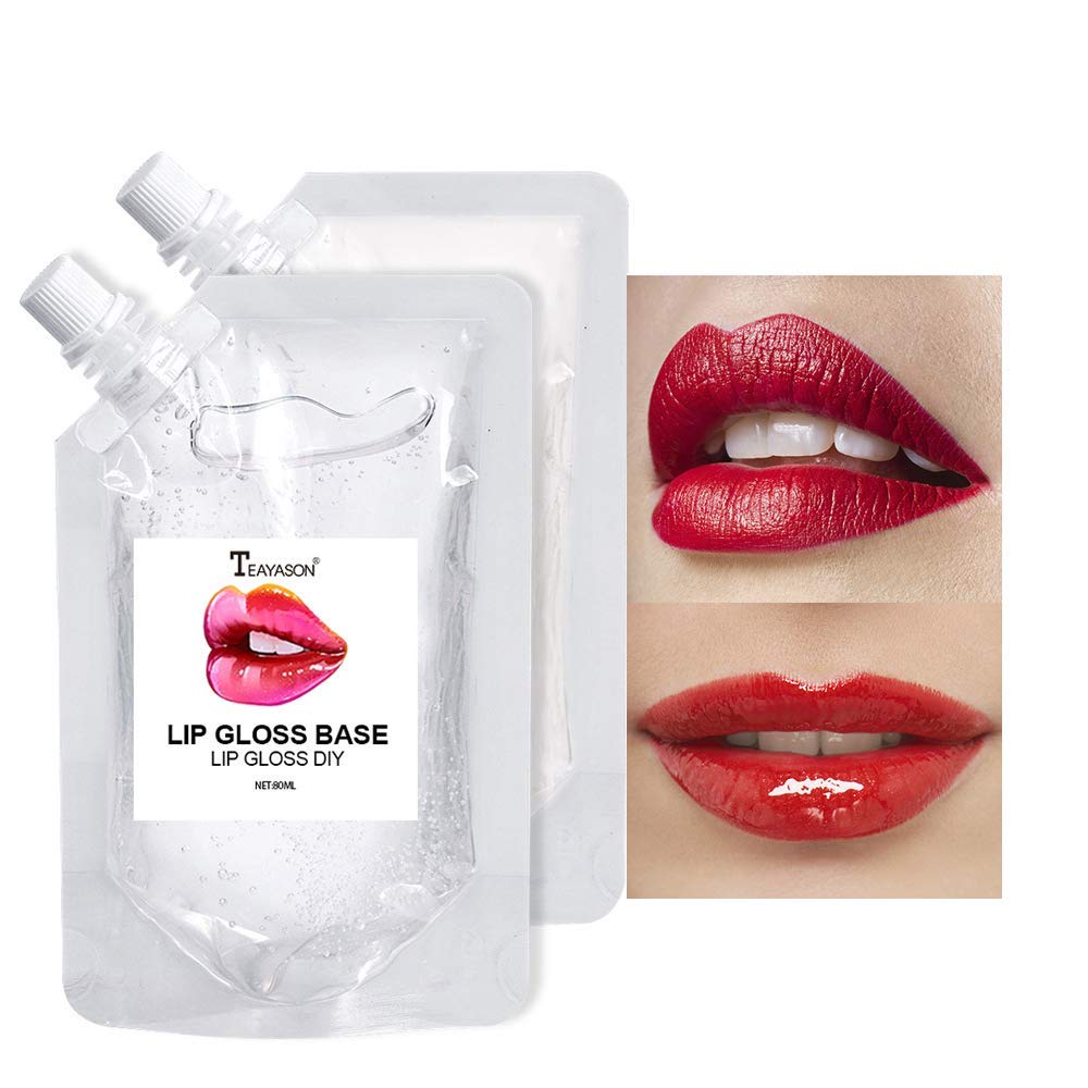 2Pack Matte and Moisturizing DIY Homemade Lip Gloss Base, Lip Makeup Primer Basic