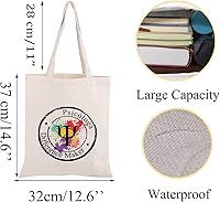 Vista 3 de JNIAP Psicología Tote Bag Psicólogo Regalo Psicología Estudiante Graduación Regalo Psicóloga Diferencia Maker Bolsa de comestibles, Bolso para hacer