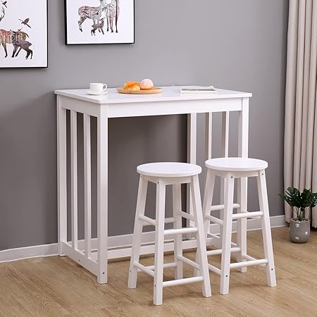white pub table