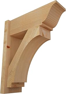 8"W x 22"D x 26"H Imperial Rough Sawn Traditional Outlooker, Douglas Fir