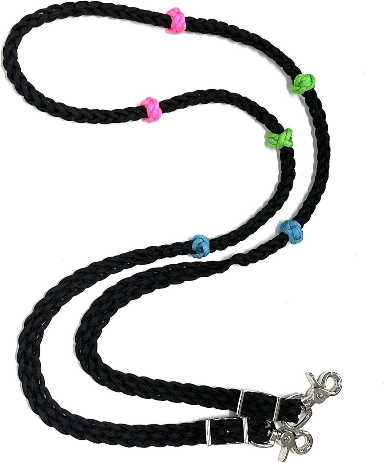 miniature horse or small pony lesson reins color knotted 6' pony reins pony training reins