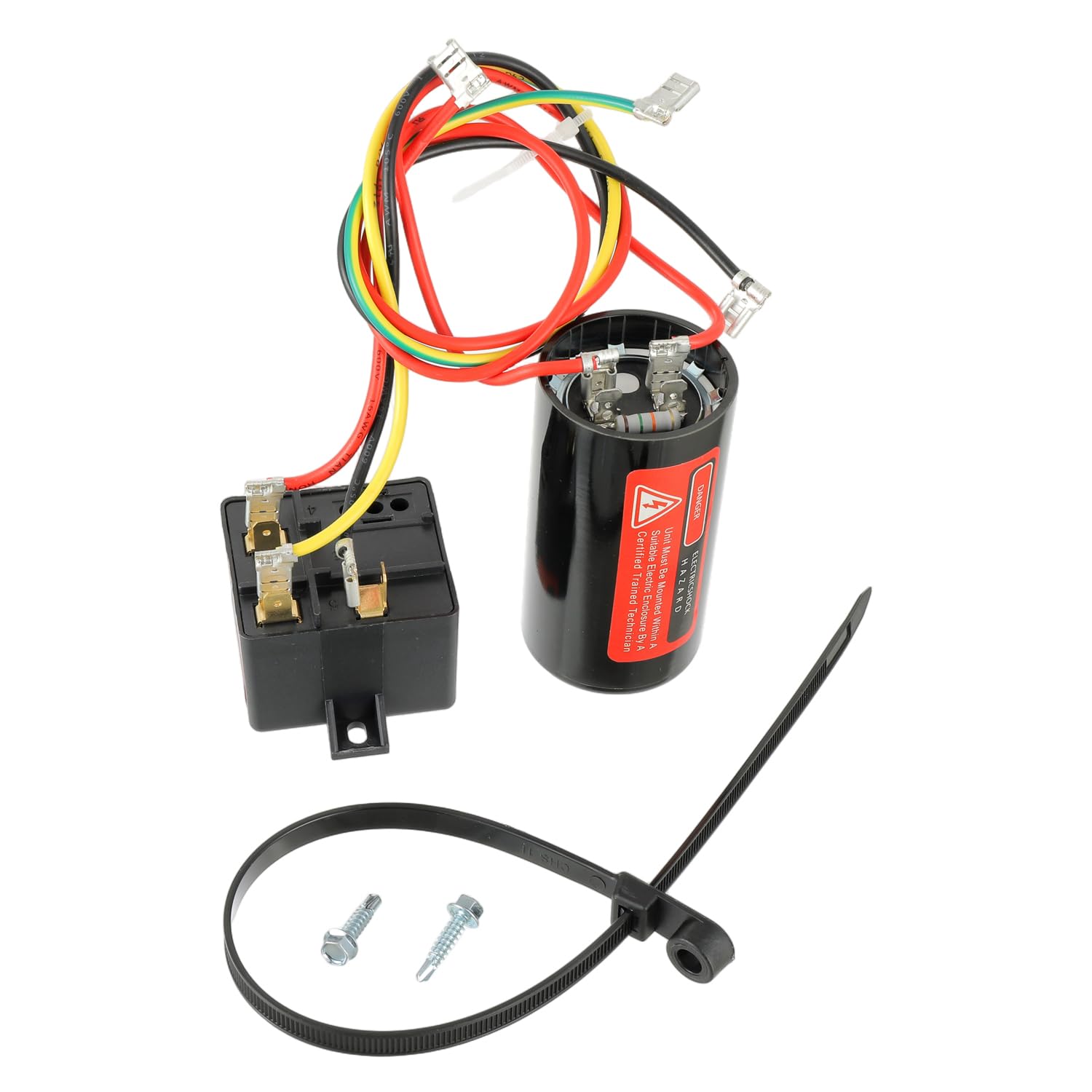 HUAREW CSR-U2 Hard Start Capacitor Kit, Compressor Saver for 3 1/2 to 5 Ton Units