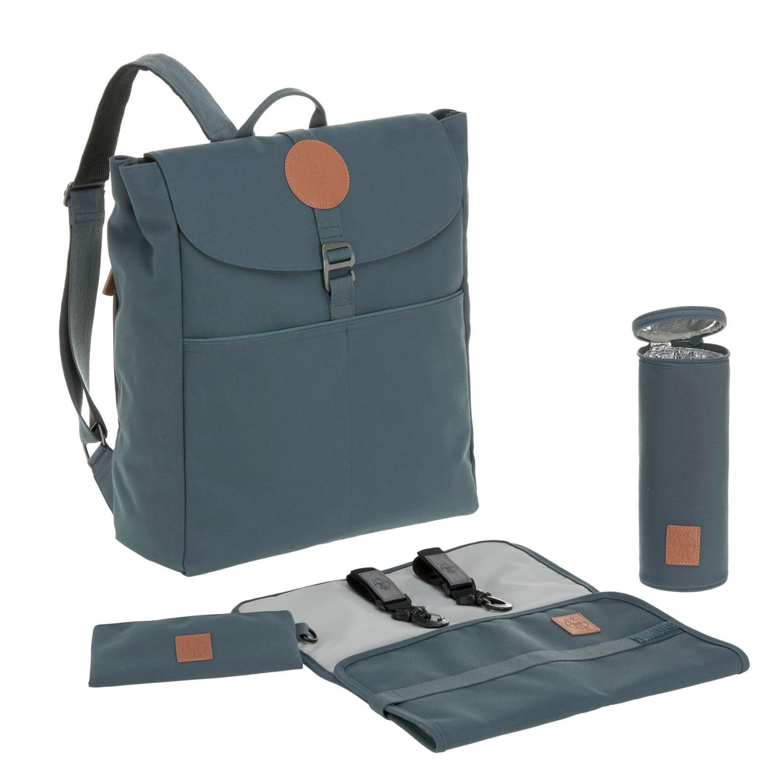 Lässig Green Label Backpack Adventure Petrol Blue