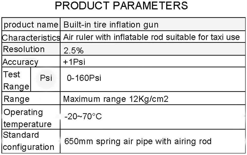 Medidor de presión de neumáticos Digital 160 PSI Cabezal de Servicio Pesado Acero Inoxidable Fabricado para Camiones y vehículos recreativos