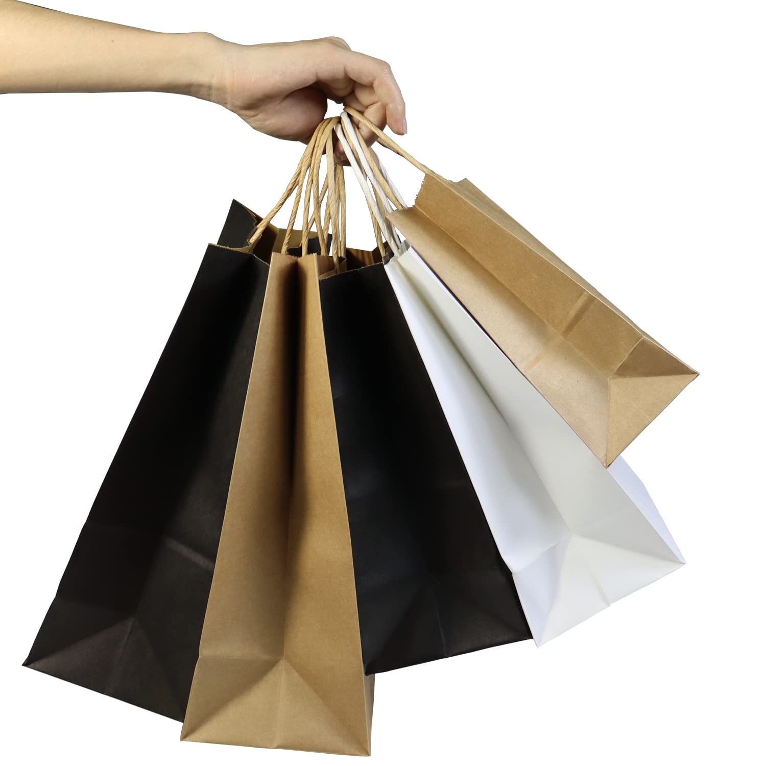 Schwarz A4 Papier Party Geschenktüten & Stoffverpackung ~ Boutique Shop
