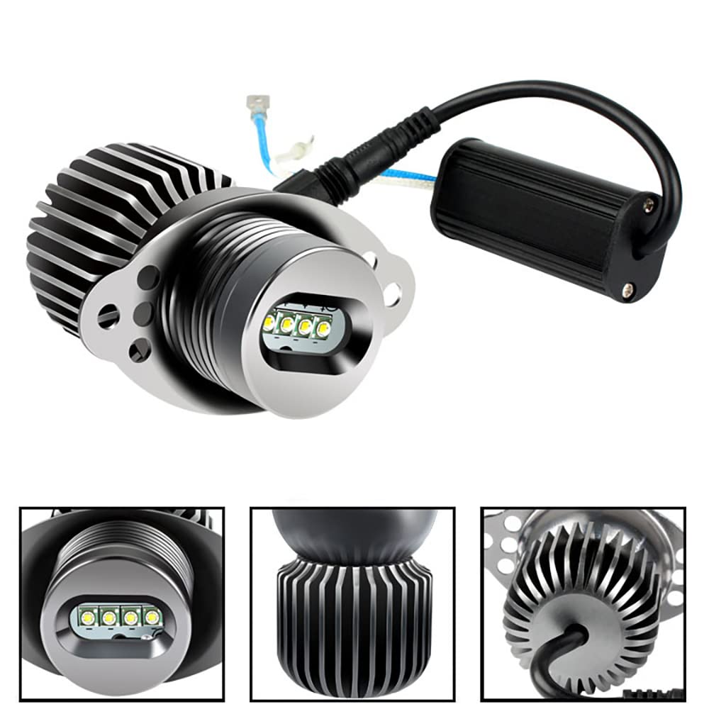 Luci Angel Eyes Halo Per BMW Serie 3 E90 E91 - LED 12V 6W, Colori Multicolore - Foto 5