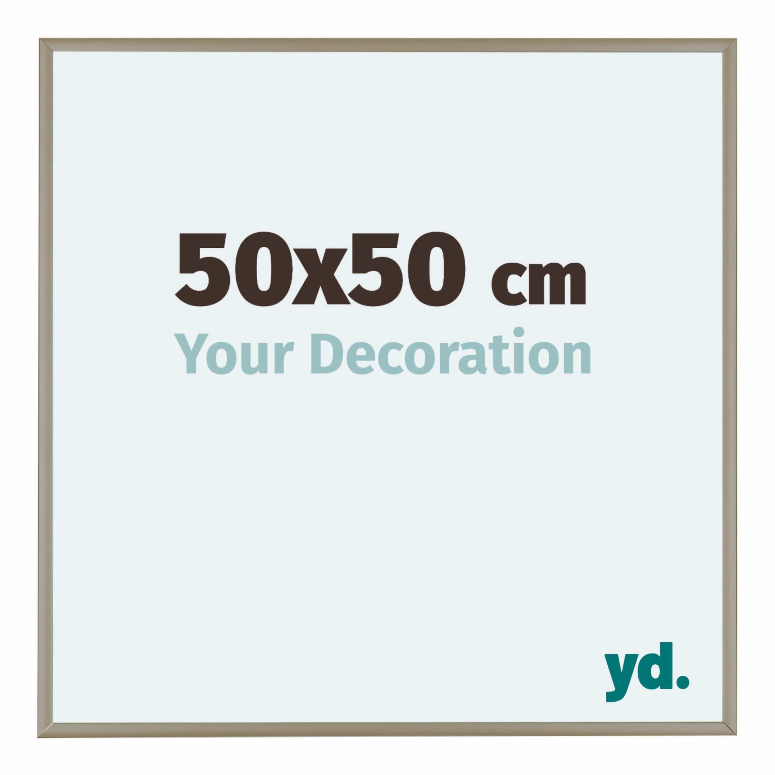 Your Decoration - Puzzle frame 50x50 - Champagne - Puzzle frame 500-1000 Pieces - Aluminium Photoframe - Kent