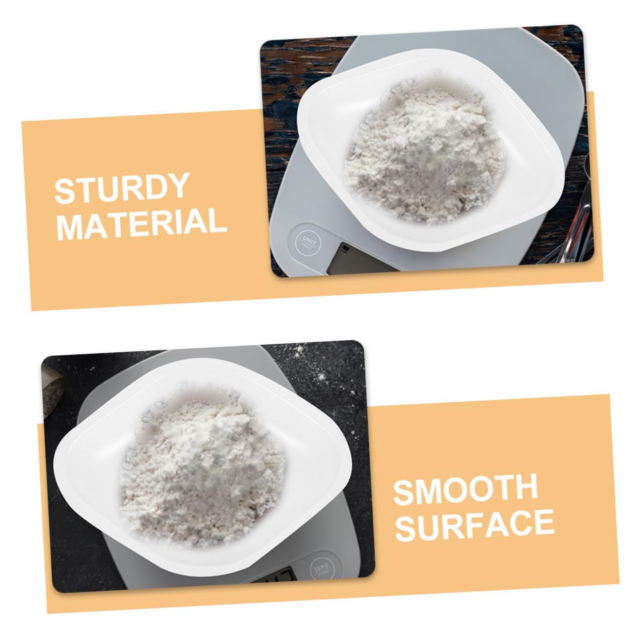 SOESFOUFU Non-Slip Aluminum Weighing Trays Pcs Flat Bottom Weighing Dishes for Laboratory Reusable Pans