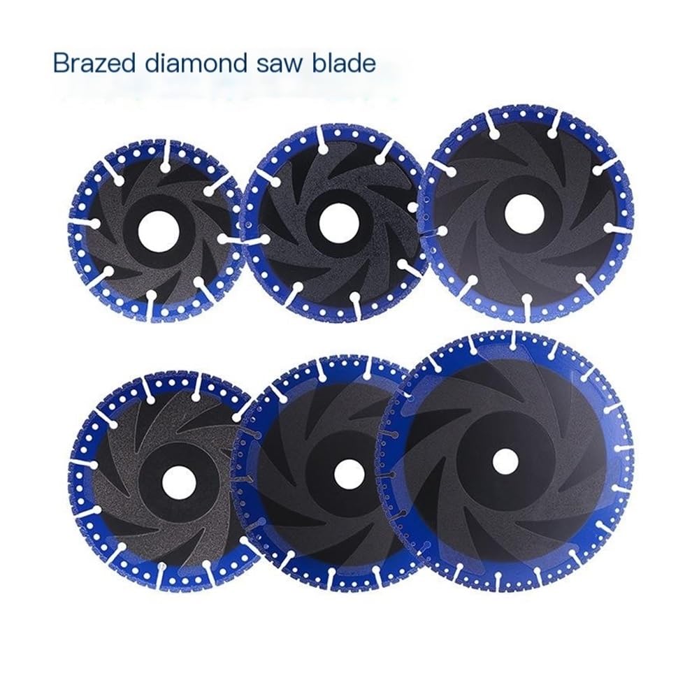 Hoja de sierra de diamante soldada con orificio interior de 22,23 mm, disco multiusos for cortar metal, hierro y piedra.(230x22.23mm)