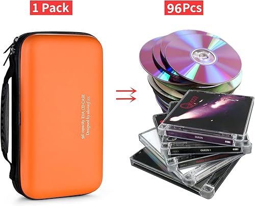Miniatura 41 de Funda para DVD, estuche de CD EVA, organizador de almacenamiento, portátil, protector de DVD, soporte para billetera para coche