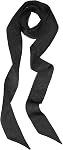 PATIKIL Stylish Ribbon Scarf, Solid Color Skinny Scarf Pure Long Neckerchief Silk Necktie Belts Sash Hair Scarves