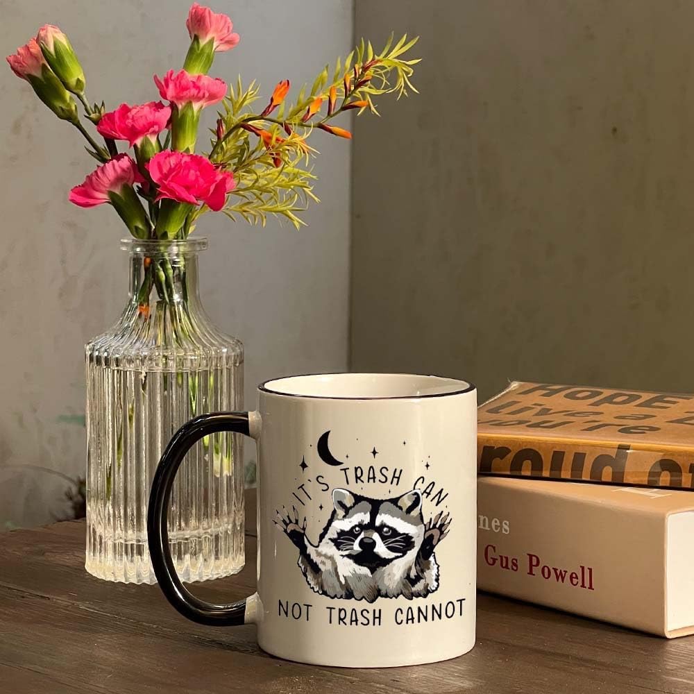 It's Trash Can Not Trash Cannot Coffee Mug, Office Coworker Birthday Gift Idea for Women Men - Funny Raccoon Gag Gift For Office Coworker Best Friend 11oz - Image 3