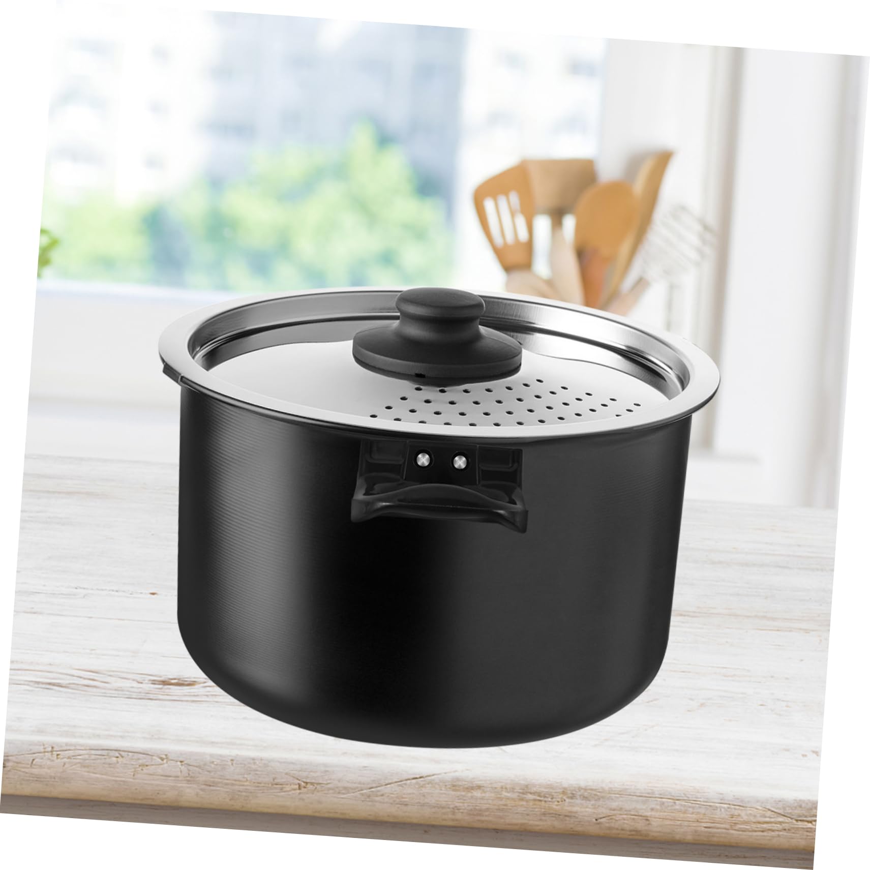 iplusmile 10 STK Schnellkochtopf-Ohren Dampfgriffe Ersatzgriffe für Pfannen Seitenhandgriff für Pfannen Universalgriff für Kochgeschirr Seitengriff für Topf Kesselgriff Plastik Black