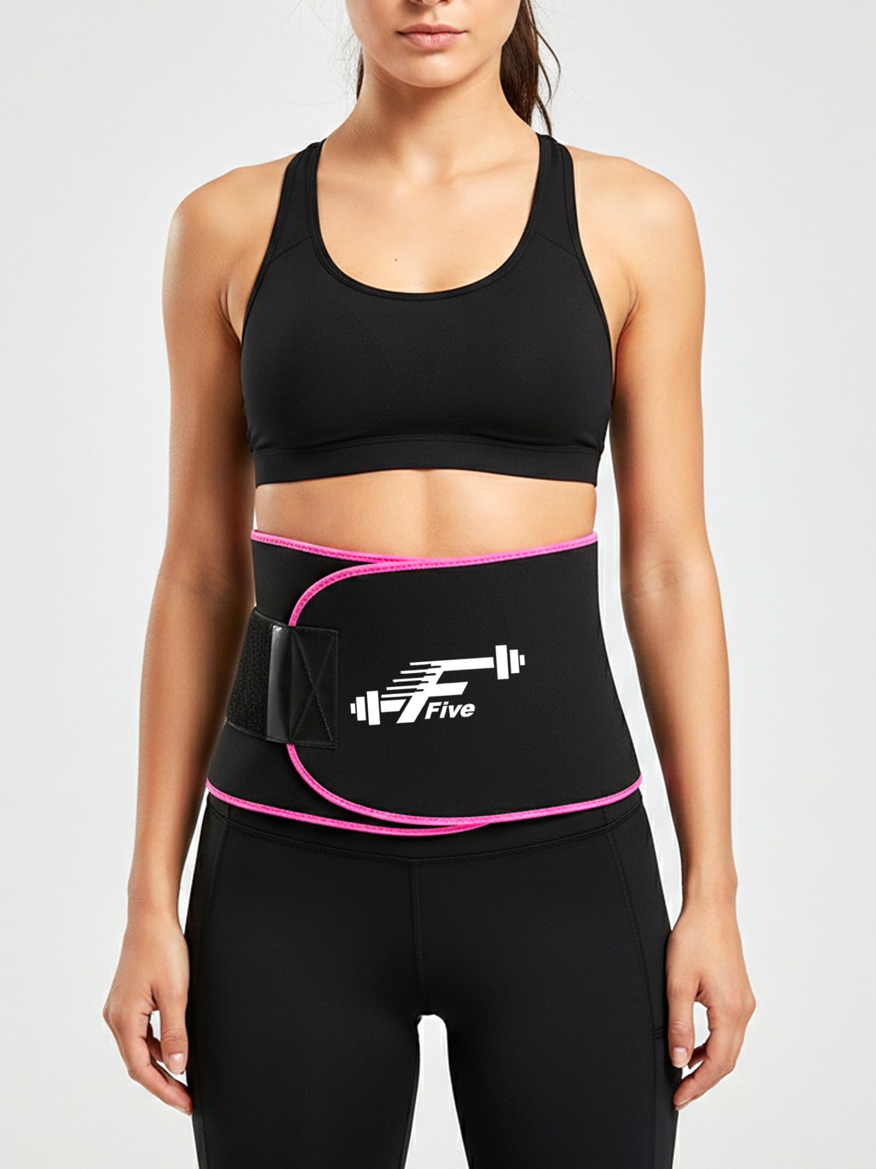 Slimming Belt for Men & Women – Belly Fat Burner Waist Trainer, Adjustable Sweat Belt for Weight Loss, Tummy Trimmer & Back Support Black-image-44