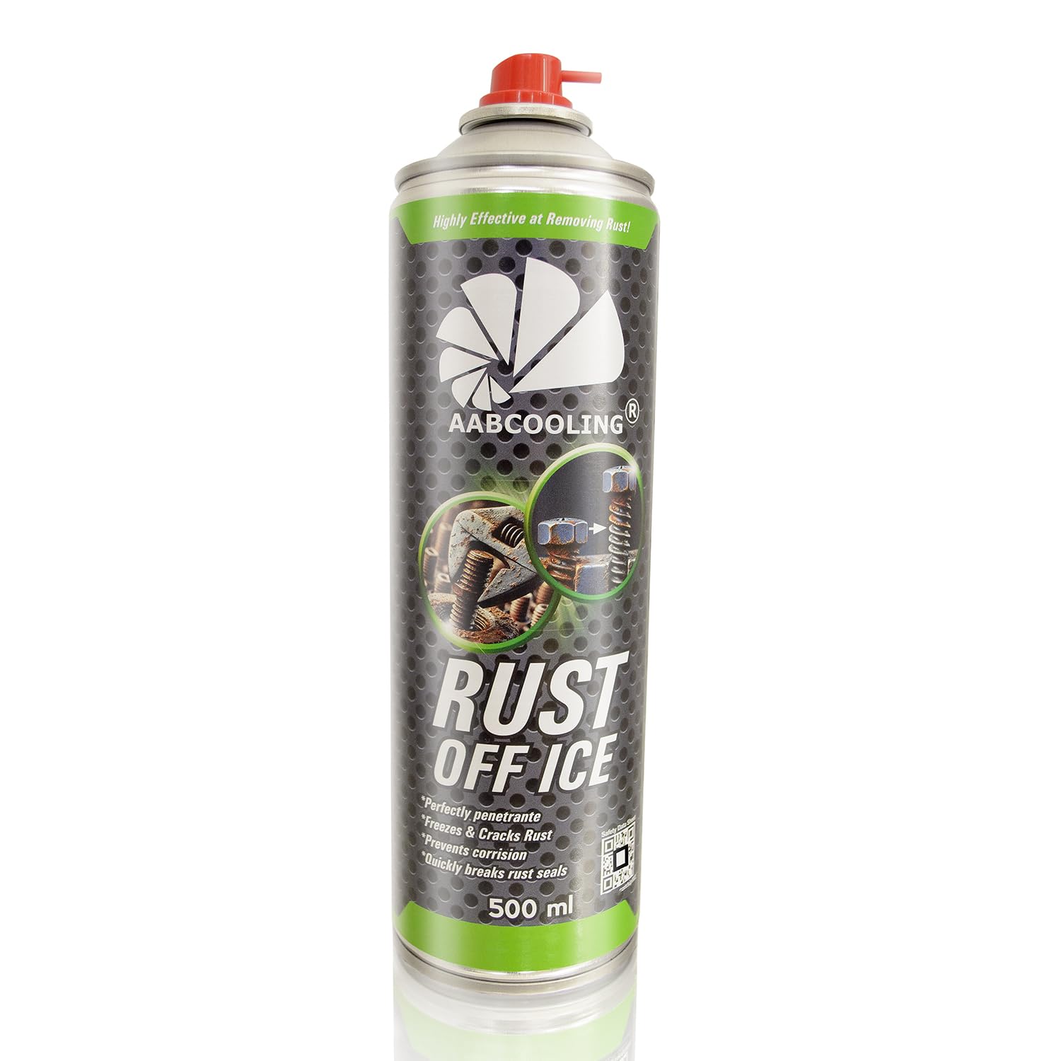 AABCOOLING 24x Rust Off Ice 500ml – Lubrificante Penetrante e Anticorrosione, Convertitore di Ruggine, Sblocca le Parti Più Difficili, per Accessori per Utensili, Serrature, Cerniere e Ingranaggi