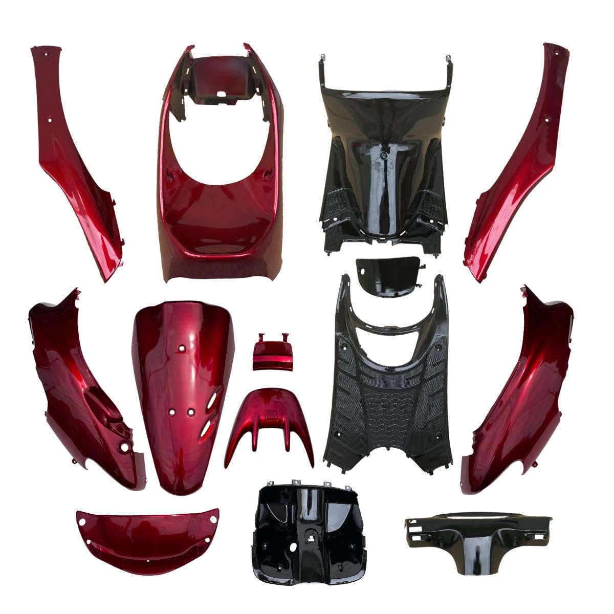 ライブ ディオ Dio ZX AF34 1型 Ⅰ型 外装 内装 フルセット カウル 白/黒　自社限定