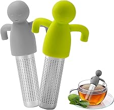 JOLINTAL 2PCS Tea Ball Infuser for Loose, Tea Infuser Filter, Tea Fine Mesh Tea Steeper, Stainless Steel Tea Strainer Ball to Brew Loose Leaf Tea, Spices & Seasonings