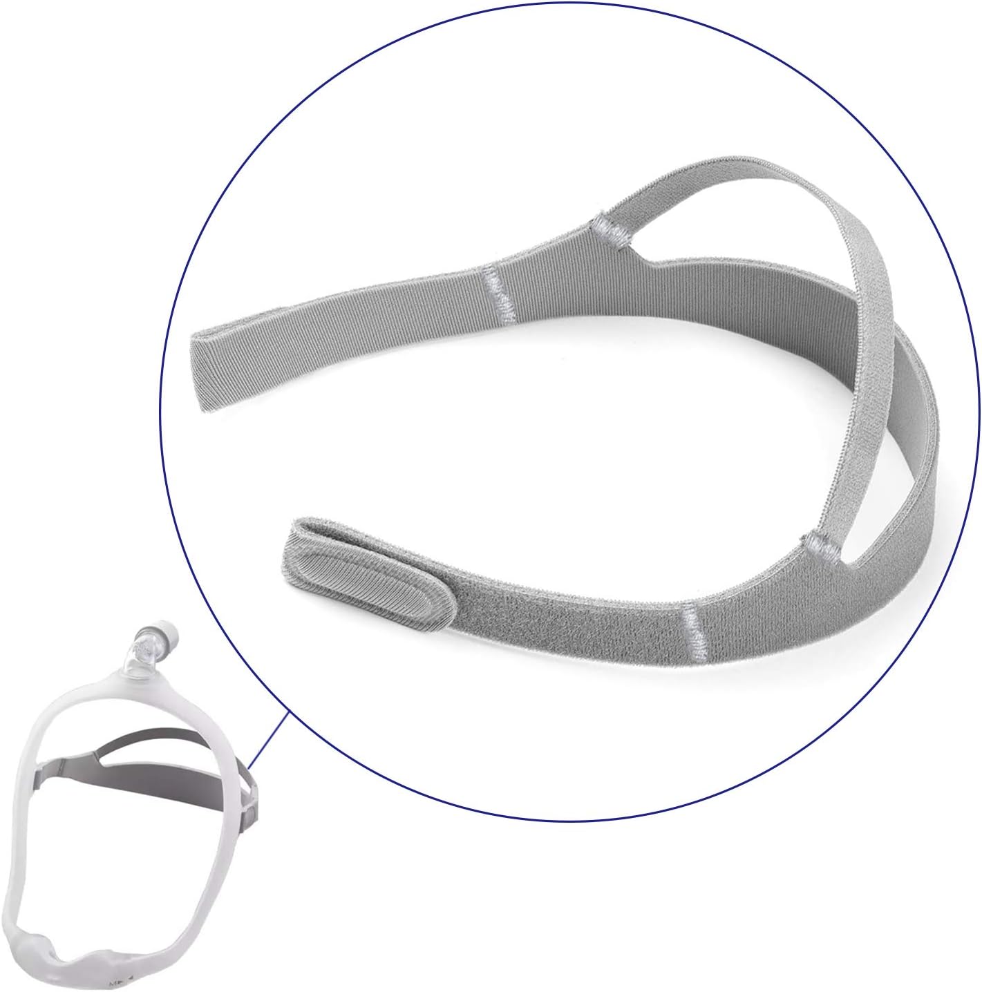 CPAP Headgear for DreamWear Nasal Mask or Dreamwear Gel, Replacement for Respironics Dreamwear Headgear, LALASTAR CPAP Nasal Mask Strap for CPAP Machine (Headband ONLY)