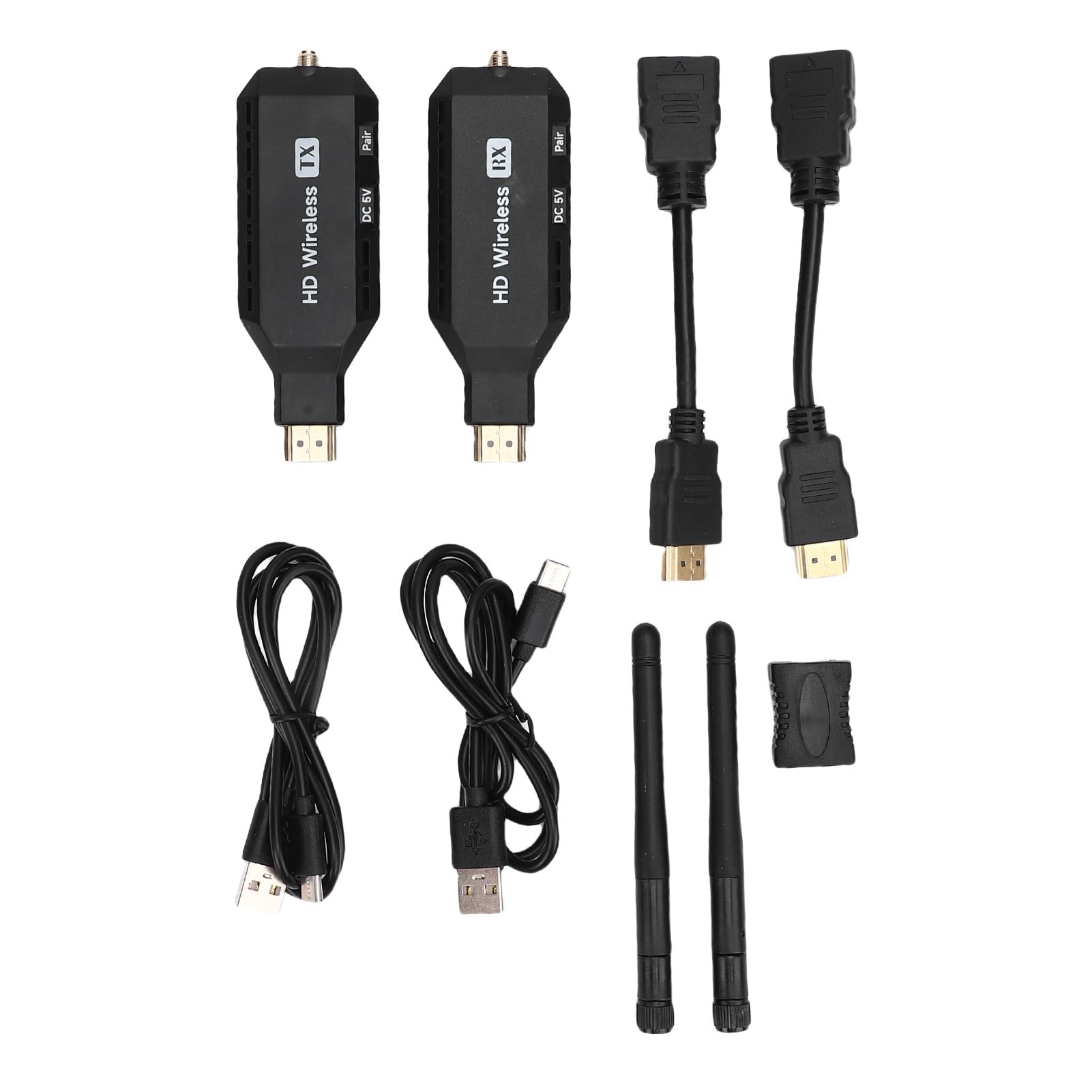 Bezprzewodowy Nadajnik I Odbiornik HDMI, 1920 X 1080 60 Hz, Plug Play 5,8 Ghz Przenośny Przedłużacz Strumieniowego Przesyłania Wideo, Zasięg 50 M, Do Projektora, Telewizora