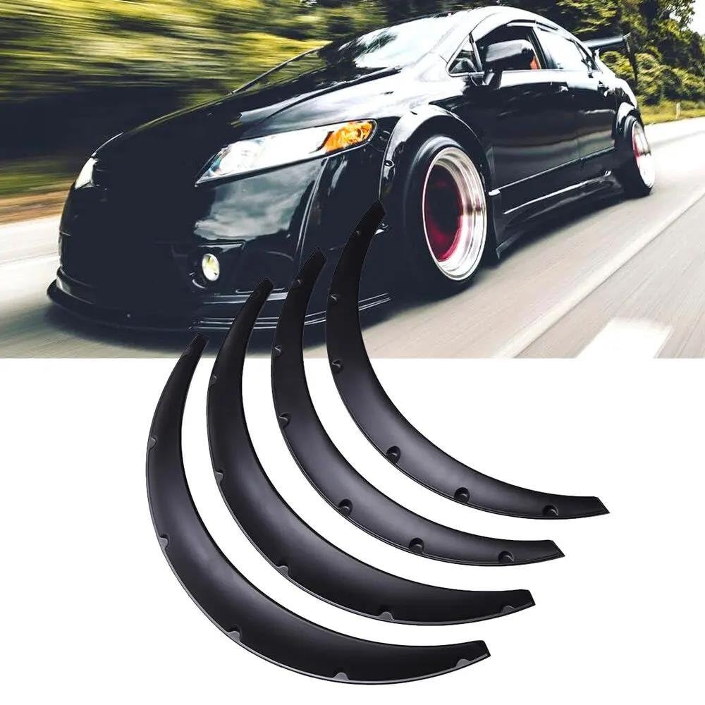 Passage de Roue de Voiture Lot De 4 Élargisseurs d'ailes De Roue De Voiture pour Civic 2009-2019 Garde-Boue pour Auto