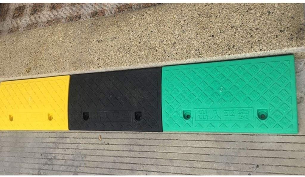 Rampas para Scooters de Movilidad, rampas de bordillo de plástico de Color, Almohadilla de Pendiente portátil Antideslizante, rampas de Servicio multifunción de 10,5 CM/13,2 CM