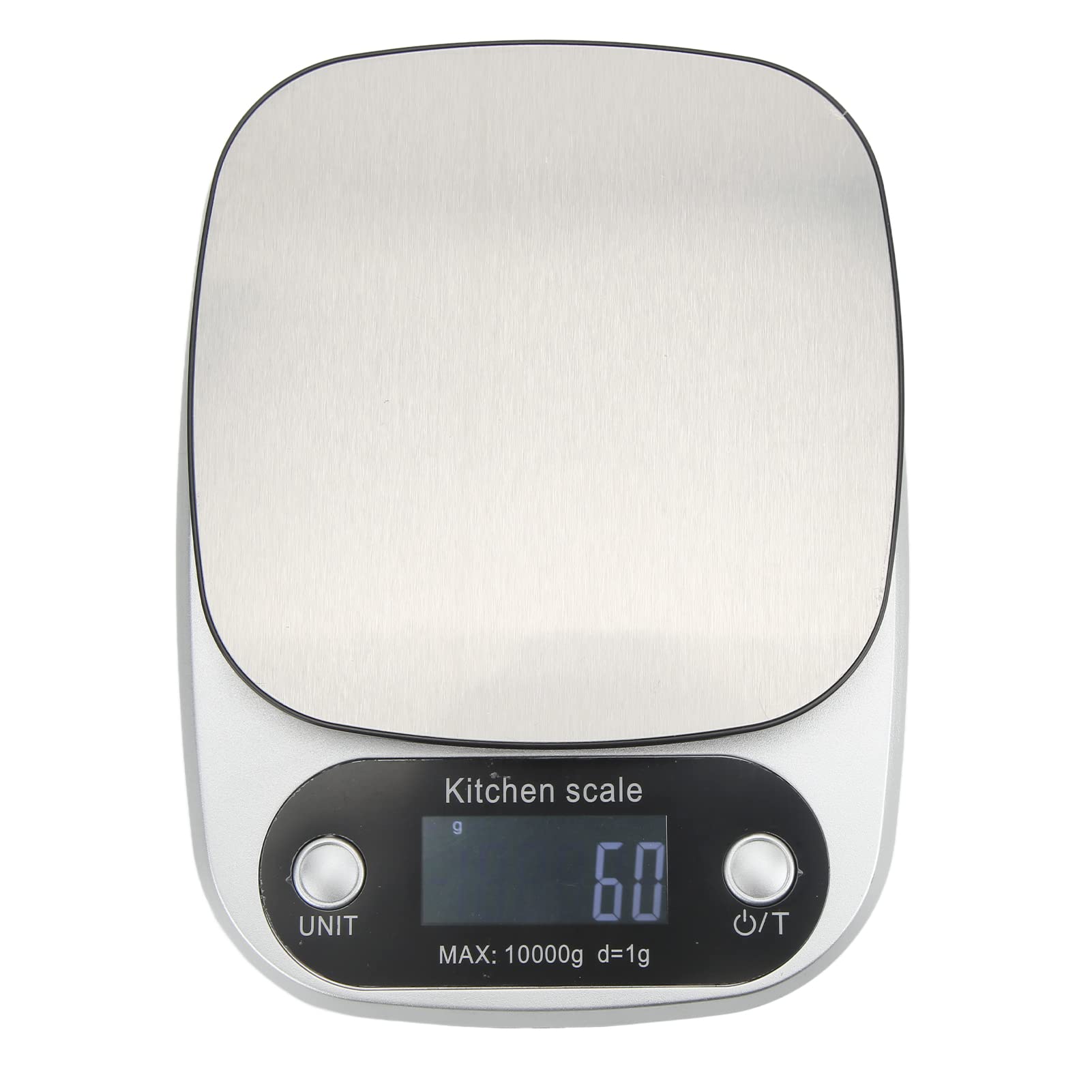 Digital Kitchen Scale, Kitchen Food Scale, Baking Scale Kitchen Scale, 19lbs 10kg, LED Backlit Display, 1g Measurement Accuracy, for Weighing Food Ingredients Herbs