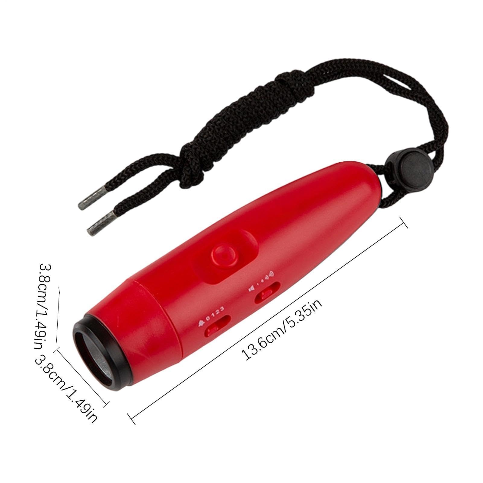 Elektronisches Horn für Bären, tragbar, 125 dB, mit 4 Lautstärkestufen und 3 Stufen, Sicherheitsalarm gegen Bären, Camping, Klettern, Erkundung und Sicherheit im Freien, Sport, Massenkontrolle