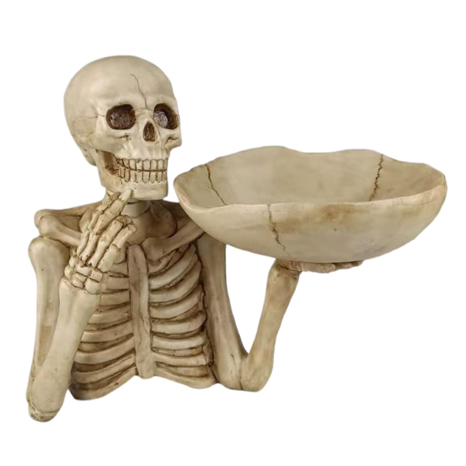Skelett Servierschale - Halloween Cupcake Boxen - Resinen Dekoration Für Tischdekoration Partyartikel Süßigkeiten Urlaub